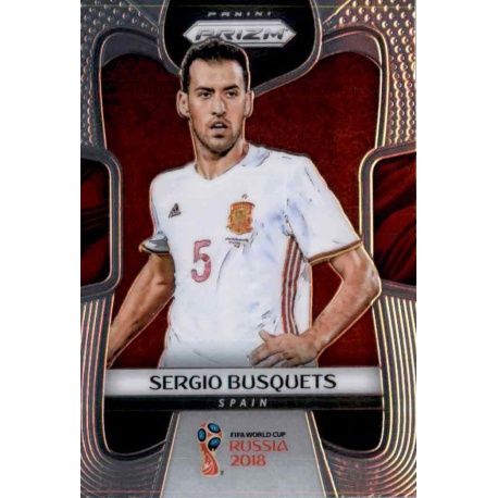 Sergio Busquets Spain 207 Prizm World Cup 2018