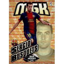Sergio Busquets Mega Héroes Barcelona 378 Megacracks 2013-14