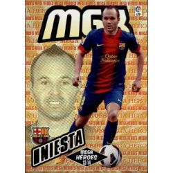 Iniesta Mega Héroes Barcelona 389 Megacracks 2013-14