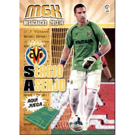 Sergio Asenjo Fichas Bis Villarreal 344 Bis Megacracks 2013-14