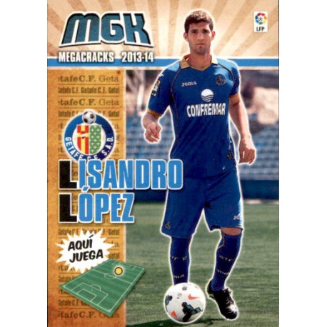 Lisandro López Fichas Bis Getafe 148 Bis Megacracks 2013-14