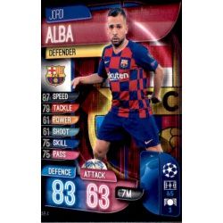 Jordi Alba Barcelona BAR 4 Match Attax Champions 2019-20