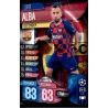 Jordi Alba Barcelona BAR 4 Match Attax Champions 2019-20