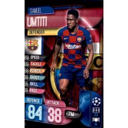 Samuel Umtiti Barcelona BAR 5 Match Attax Champions 2019-20