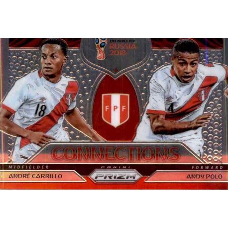 Andre Carrillo - Andy Polo Connections 15 Prizm World Cup 2018