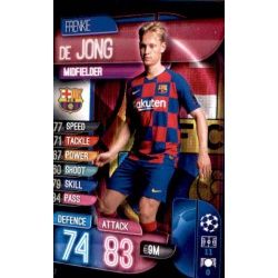 Frenkie de Jong Barcelona BAR 7 Match Attax Champions 2019-20