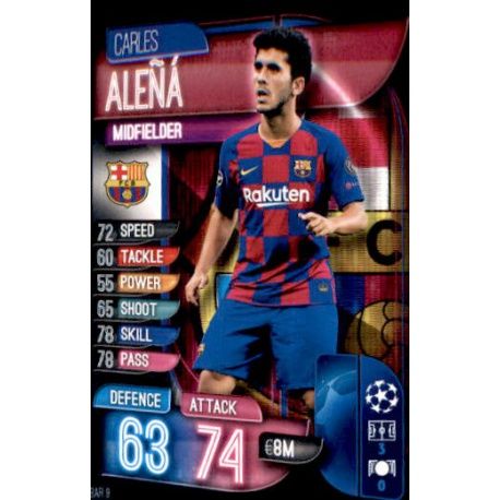 Carles Aleñá Barcelona BAR 9 Match Attax Champions 2019-20
