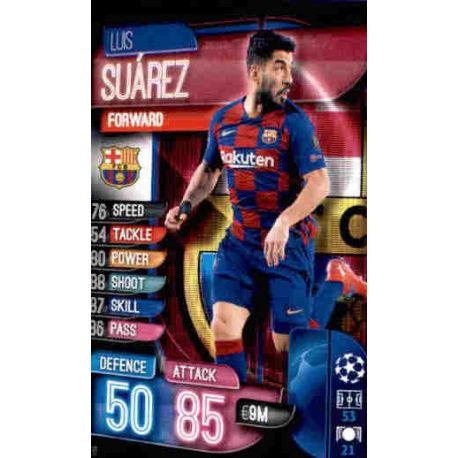 Luis Suárez Barcelona BAR 10 Match Attax Champions 2019-20