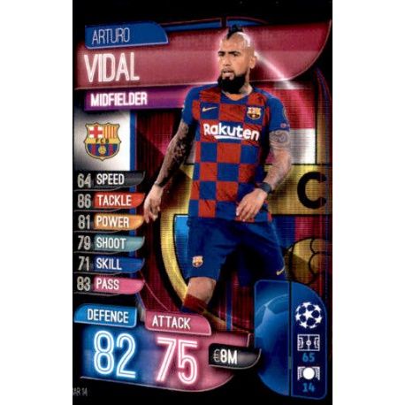 Arturo Vidal Barcelona BAR 14 Match Attax Champions 2019-20
