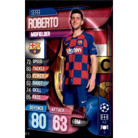 Sergi Roberto Barcelona BAR 15 Match Attax Champions 2019-20