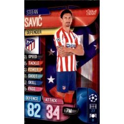 Stefan Savic Atlético Madrid ATL 5 Match Attax Champions 2019-20