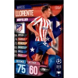 Marcos Llorente Atlético Madrid ATL 9 Match Attax Champions 2019-20