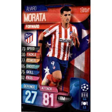 Alvaro Morata Atlético Madrid ATL 10 Match Attax Champions 2019-20