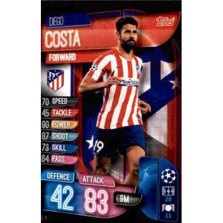Diego Costa Atlético Madrid ATL 11 Match Attax Champions 2019-20