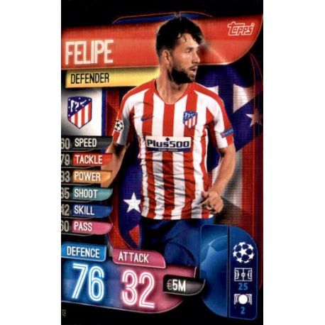 Felipe Atlético Madrid ATL 13 Match Attax Champions 2019-20