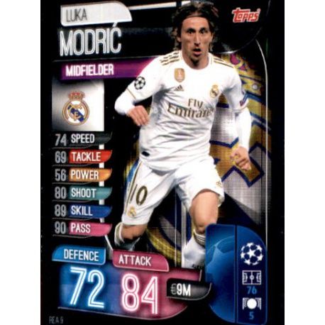 Luka Modrić Real Madrid REA 9 Match Attax Champions 2019-20