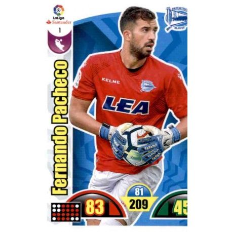 Fernando Pacheco Alavés 1 Cards Básicas 2017-18