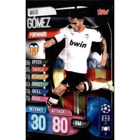 Maxi Gómez Valencia VAL 11 Match Attax Champions 2019-20