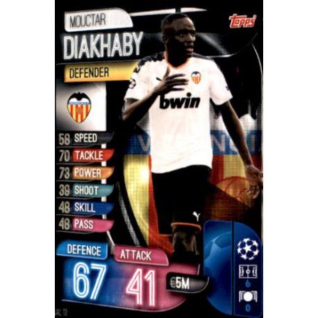 Mouctar Diakhaby Valencia VAL 13 Match Attax Champions 2019-20