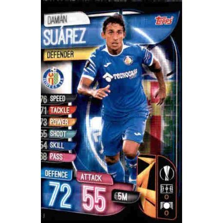 Damián Suárez Getafe GET 3 Match Attax Champions 2019-20