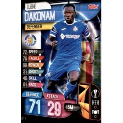 Djene Dakonam Getafe GET 4 Match Attax Champions 2019-20