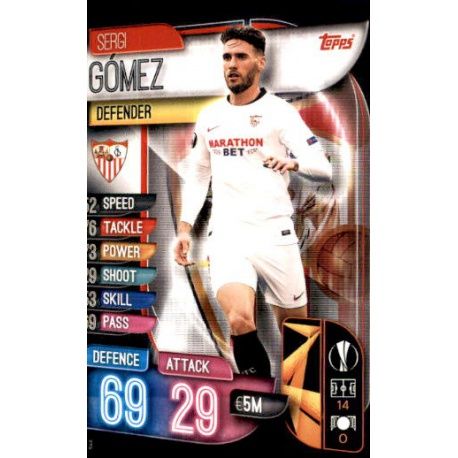 Sergi Gómez Sevilla SEV 3 Match Attax Champions 2019-20