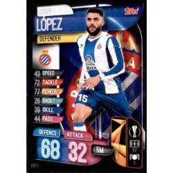 David López Espanyol ESP 5 Match Attax Champions 2019-20