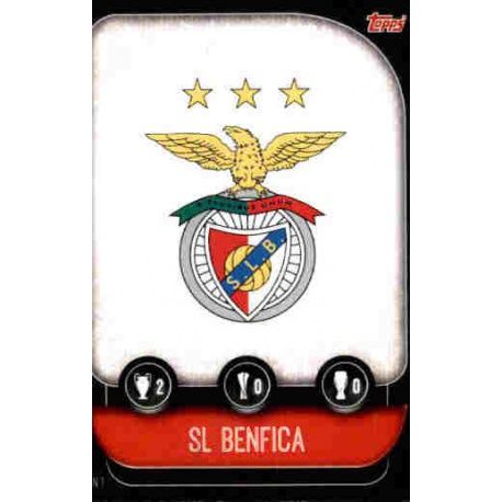 Emblem SL Benfica BEN 1 Match Attax Champions 2019-20
