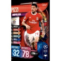 Pizzi SL Benfica BEN 9 Match Attax Champions 2019-20