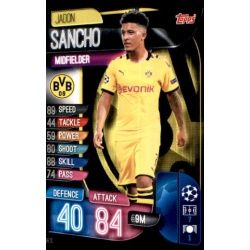 Jadon Sancho Borussia Dortmund DOR 10 Match Attax Champions 2019-20