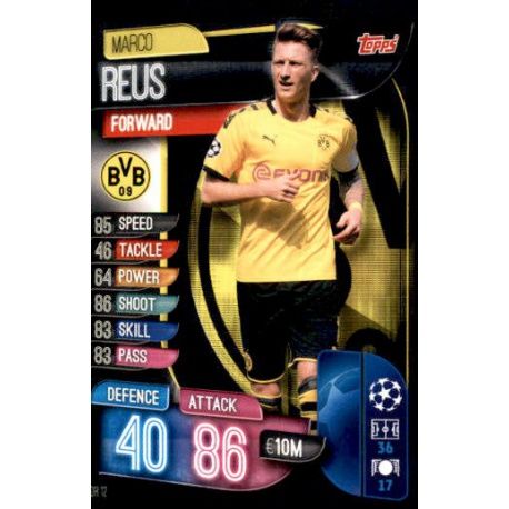 Marco Reus Borussia Dortmund DOR 12 Match Attax Champions 2019-20