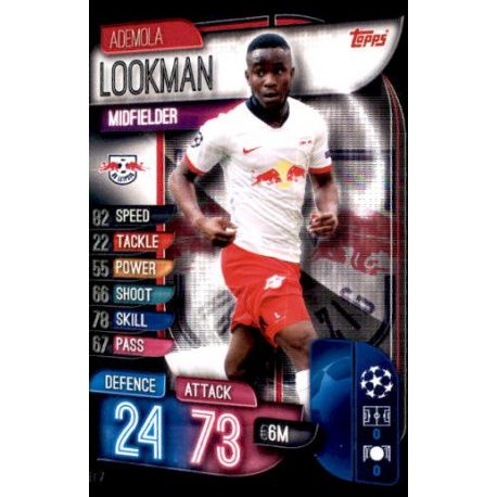 Ademola Lookman RB Leipzig LEI 7 Match Attax Champions 2019-20