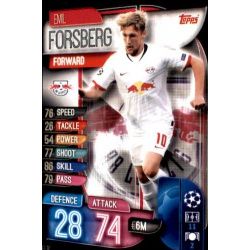 Emil Forsberg RB Leipzig LEI 10 Match Attax Champions 2019-20