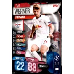 Timo Werner RB Leipzig LEI 11 Match Attax Champions 2019-20