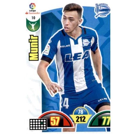 Munir Alavés 10 Cards Básicas 2017-18