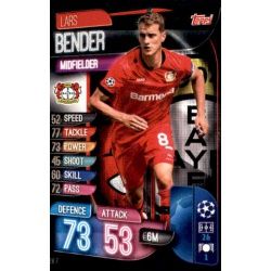 Lars Bender Bayer Leverkusen LEV 7 Match Attax Champions 2019-20