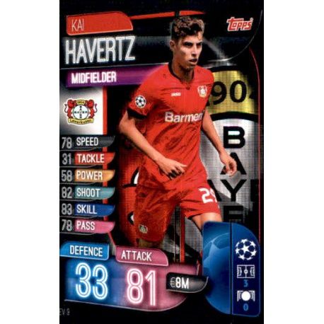 Kai Havertz Bayer Leverkusen LEV 9 Match Attax Champions 2019-20
