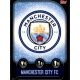 Escudo Manchester City MCY 1 Match Attax Champions 2019-20