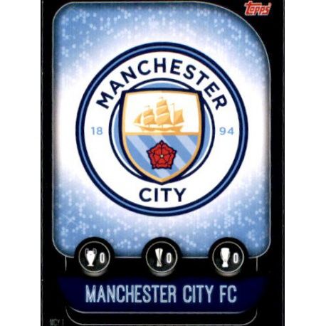 Escudo Manchester City MCY 1 Match Attax Champions 2019-20