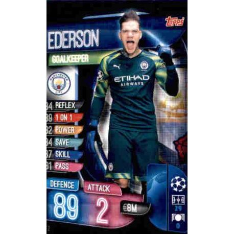 Ederson Manchester City MCY 2 Match Attax Champions 2019-20