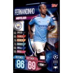 Fernandinho Manchester City MCY 7 Match Attax Champions 2019-20