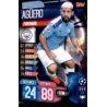 Sergio Agüero Manchester City MCY 12 Match Attax Champions 2019-20