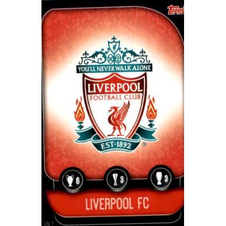 Emblem Liverpool LIV 1 Match Attax Champions 2019-20