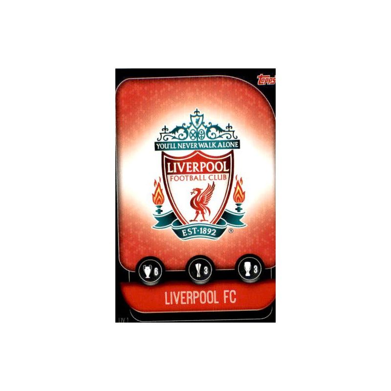 Topps Match Attax Champions League 19 20 2019 2020 LIV1  FC Liverpool Club Badge 
