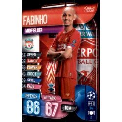 Fabinho Liverpool LIV 7 Match Attax Champions 2019-20