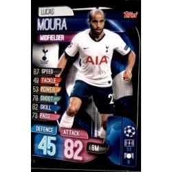 Lucas Moura Tottenham Hotspur TOT 8 Match Attax Champions 2019-20