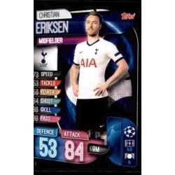 Christian Eriksen Tottenham Hotspur TOT 9 Match Attax Champions 2019-20