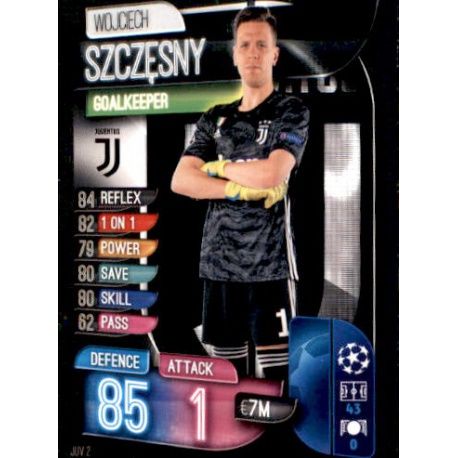Wojciech Szczesny Juventus JUV 2 Match Attax Champions 2019-20