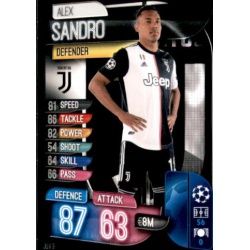 Alex Sandro Juventus JUV 3 Match Attax Champions 2019-20