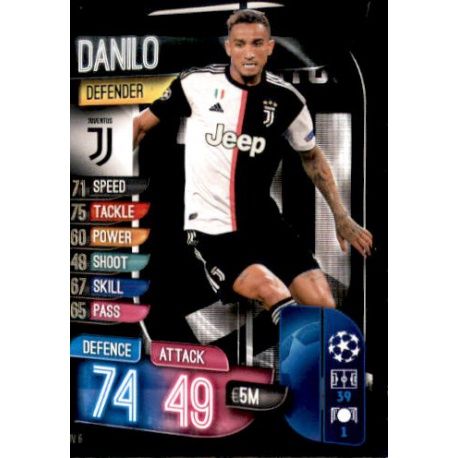 Danilo Juventus JUV 6 Match Attax Champions 2019-20